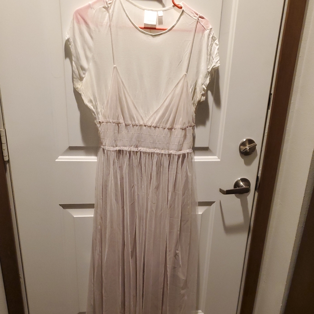 Cute dress for a summer wedding.  Long dress